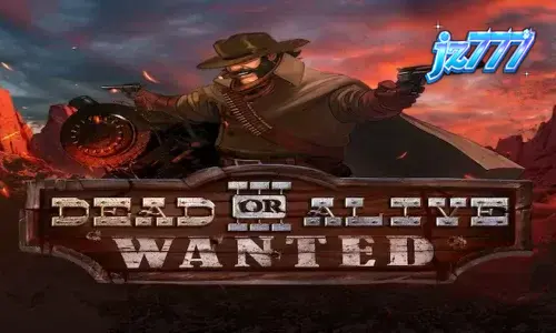 Dead or Alive 3 Wanted slot game interface featuring gritty western theme